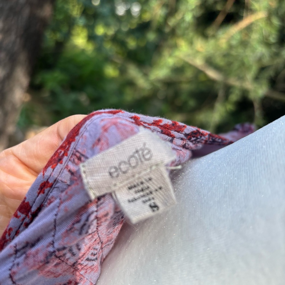 Ecote Amethyst Ivory Floral Dress - Picture 7 of 10